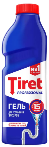 TIRET гель д/чистки труб professional 1000мл